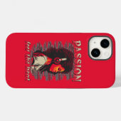 Muziekpassie voelt de slag Case-Mate iPhone case (Achterkant (horizontaal))