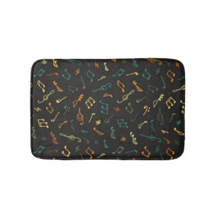 Muziekpatroon Badmat