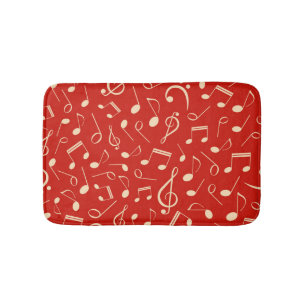 Muziekpatroon Badmat