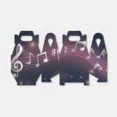 Muziekpatroon Bedankdoosjes (Uitgevouwen)