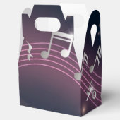 Muziekpatroon Bedankdoosjes (Geopend)