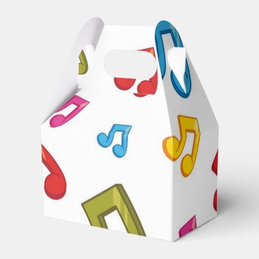 Muziekpatroon Bedankdoosjes (Voorkant Zijde)