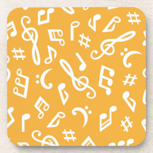 Muziekpatroon Bier Onderzetter