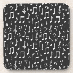Muziekpatroon Bier Onderzetter