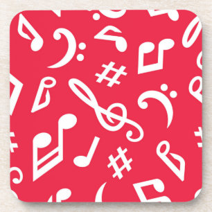 Muziekpatroon Bier Onderzetter