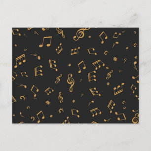 Muziekpatroon Briefkaart
