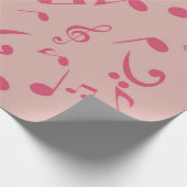 Muziekpatroon Cadeaupapier (Hoek)
