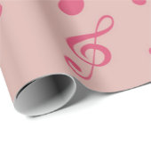 Muziekpatroon Cadeaupapier (Rol Hoek)