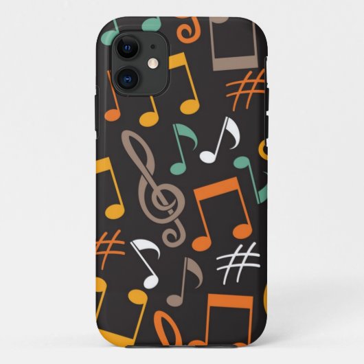 Muziekpatroon Case-Mate iPhone Case (Achterkant)