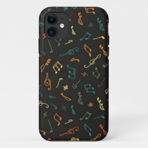 Muziekpatroon iPhone 11 Hoesje