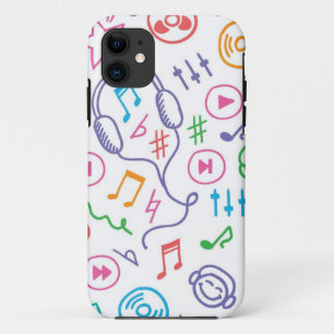 Muziekpatroon iPhone 11 Hoesje