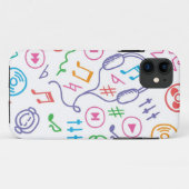 Muziekpatroon Case-Mate iPhone Case (Achterkant (horizontaal))