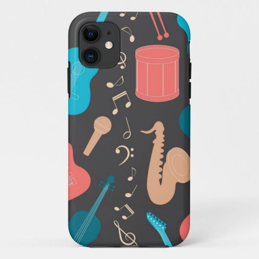Muziekpatroon Case-Mate iPhone Case (Achterkant)