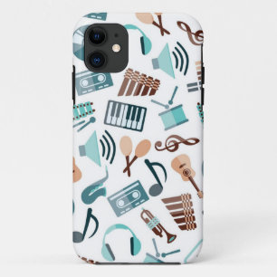 Muziekpatroon iPhone 11 Hoesje
