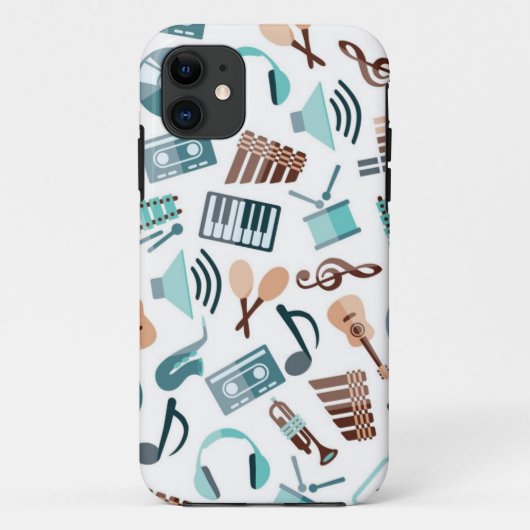Muziekpatroon Case-Mate iPhone Case (Achterkant)