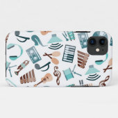 Muziekpatroon Case-Mate iPhone Case (Achterkant (horizontaal))