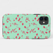 Muziekpatroon Case-Mate iPhone Case (Achterkant (horizontaal))