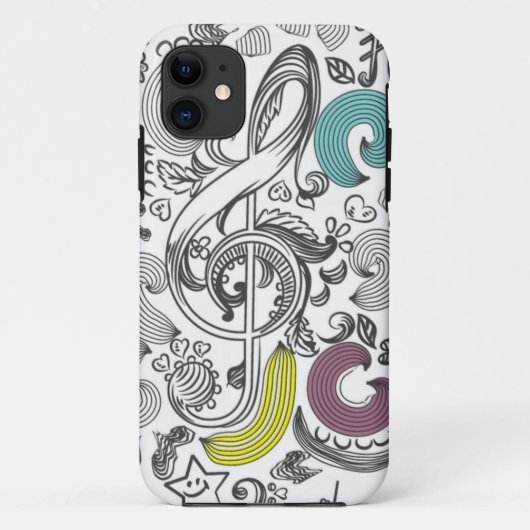 Muziekpatroon Case-Mate iPhone Case (Achterkant)