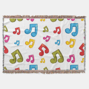 Muziekpatroon Deken