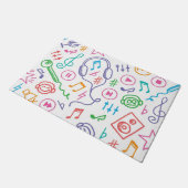 Muziekpatroon Deurmat (Schuin)