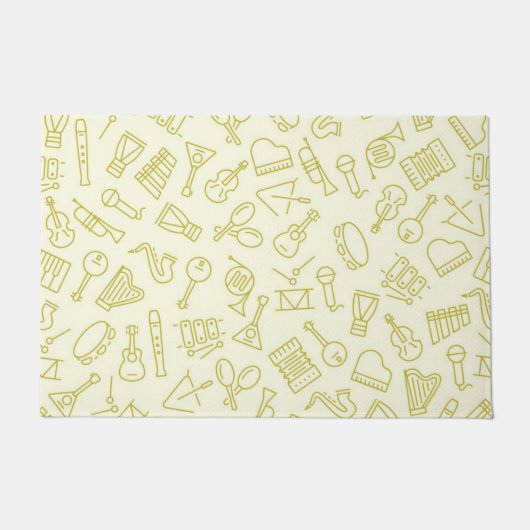 Muziekpatroon Deurmat (Voorkant)