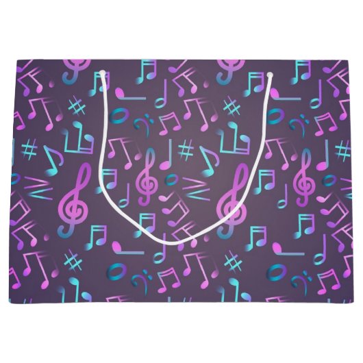 Muziekpatroon Groot Cadeauzakje (Voorkant)