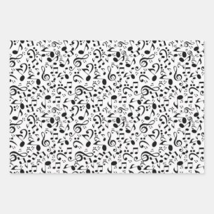 Muziekpatroon Inpakpapier Vel