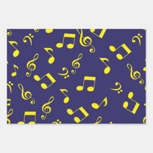 Muziekpatroon Inpakpapier Vel