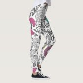 Muziekpatroon Leggings (Rechts)