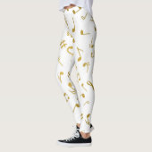 Muziekpatroon Leggings (Links)