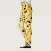 Muziekpatroon Leggings (Links)