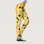 Muziekpatroon Leggings (Rechts)