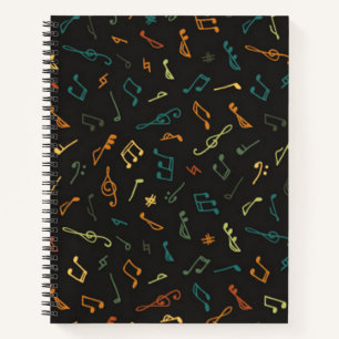 Muziekpatroon Notitieboek