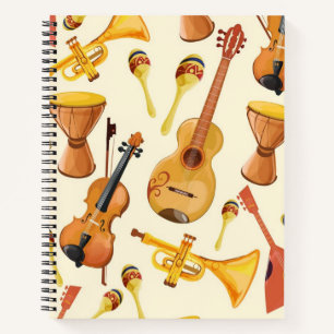 Muziekpatroon Notitieboek
