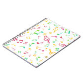 Muziekpatroon Notitieboek (Linkerzijde)