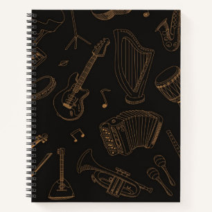 Muziekpatroon Notitieboek