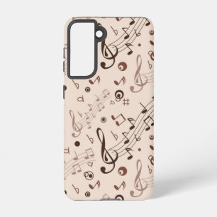 Muziekpatroon Samsung Galaxy Hoesje