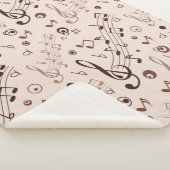 Muziekpatroon Sherpa Deken (3/4)