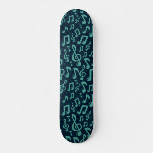Muziekpatroon Skateboard