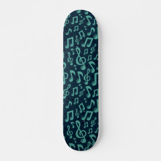 Muziekpatroon Skateboard (Voorkant)