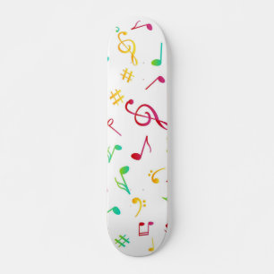 Muziekpatroon Skateboard