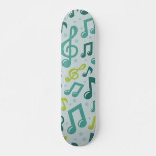 Muziekpatroon Skateboard