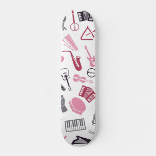 Muziekpatroon Skateboard
