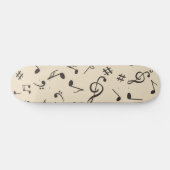 Muziekpatroon Skateboard (Horizontaal)