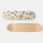 Muziekpatroon Skateboard (Horizontaal)