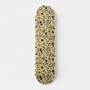Muziekpatroon Skateboard