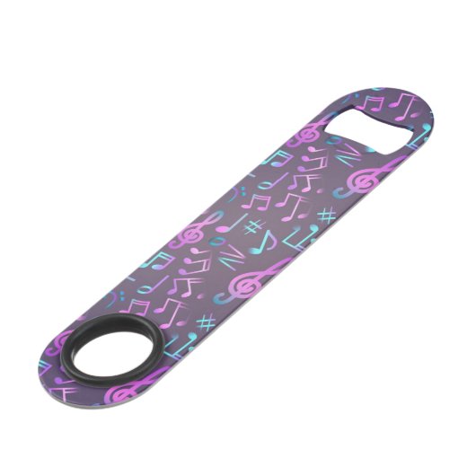 Muziekpatroon Speed Flessenopener (Achterkant Gekanteld)