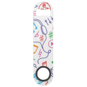 Muziekpatroon Speed Flessenopener