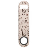 Muziekpatroon Speed Flessenopener (Achterkant)