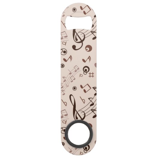 Muziekpatroon Speed Flessenopener (Achterkant)